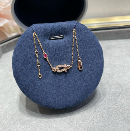 [：Polaidi Jewelry]FORCE 10 DIAMOND CHAIN LINK PINK GOLD BRACELET