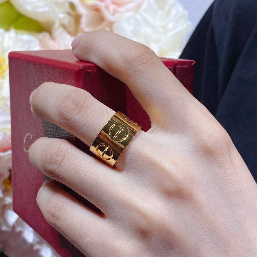 [：Polaidi Jewelry]LOVE 11MMラージリング