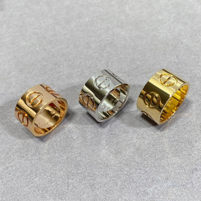 [：Polaidi Jewelry]LOVE 11MMラージリング
