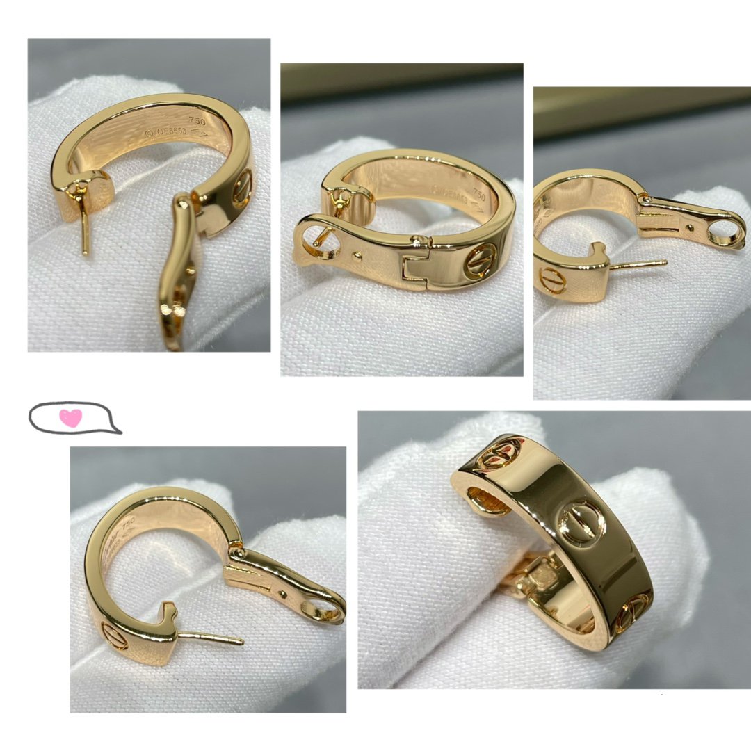 [Polaidi Jewelry]LOVE 5.5MM EARRINGS