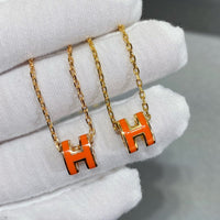 [Perlaura Jewelry ]MINI POP H NECKLACE