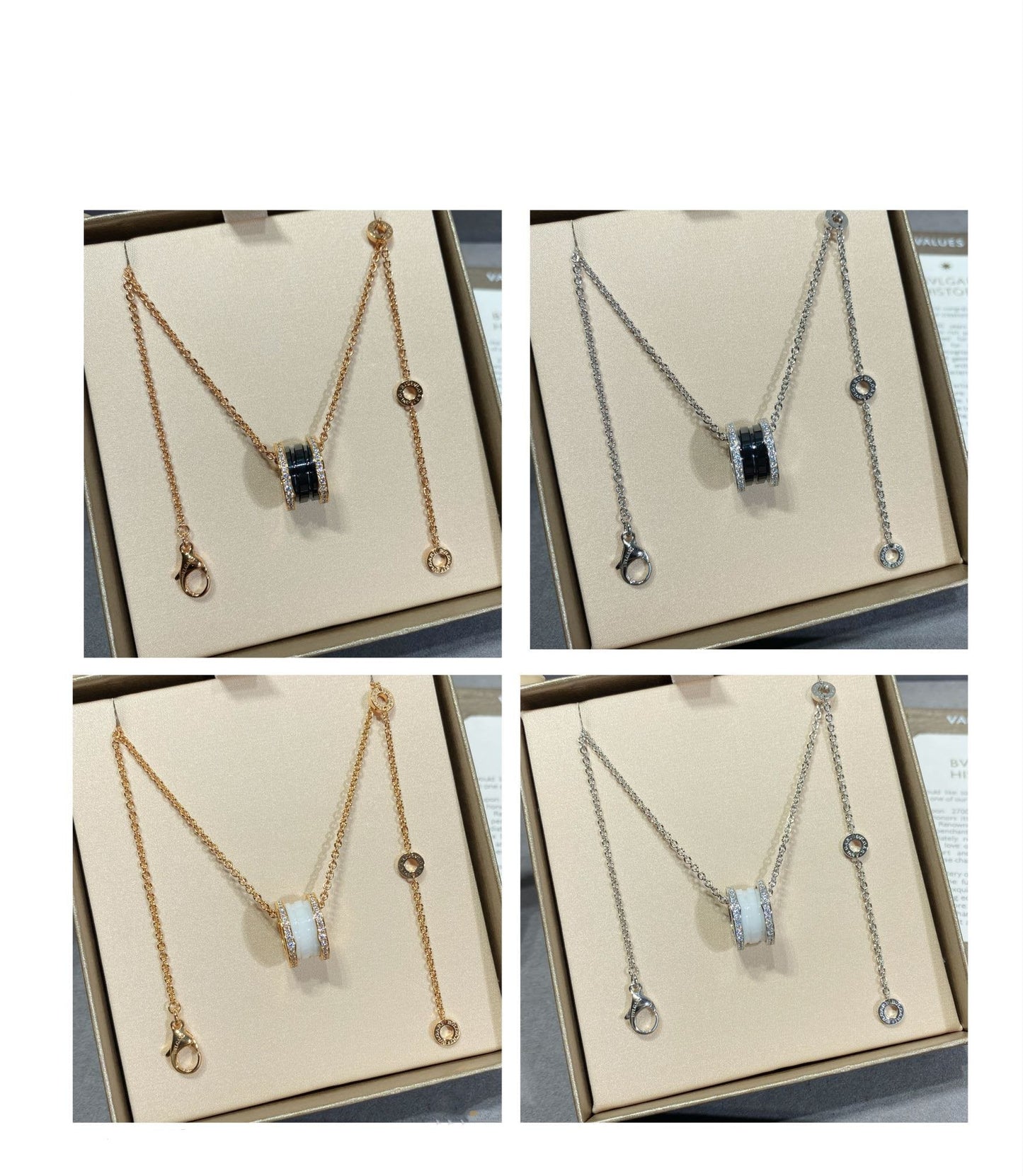 [：Polaidi]ZERO 1 DIAMOND CERAMIC NECKLACE