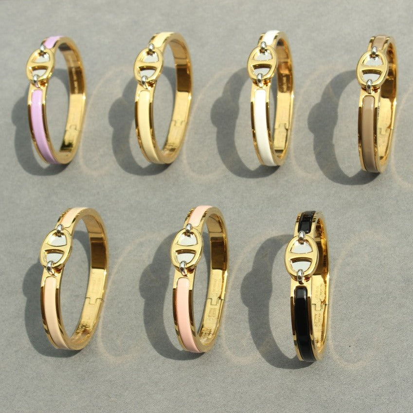 [Polaidi Jewelry]CLIC CHAINE GOLD BRACELET
