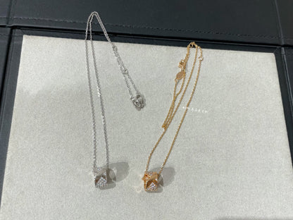 [Polaidi Jewelry]LIENS EVIDENCE DIAMOND PAVED NECKLACE