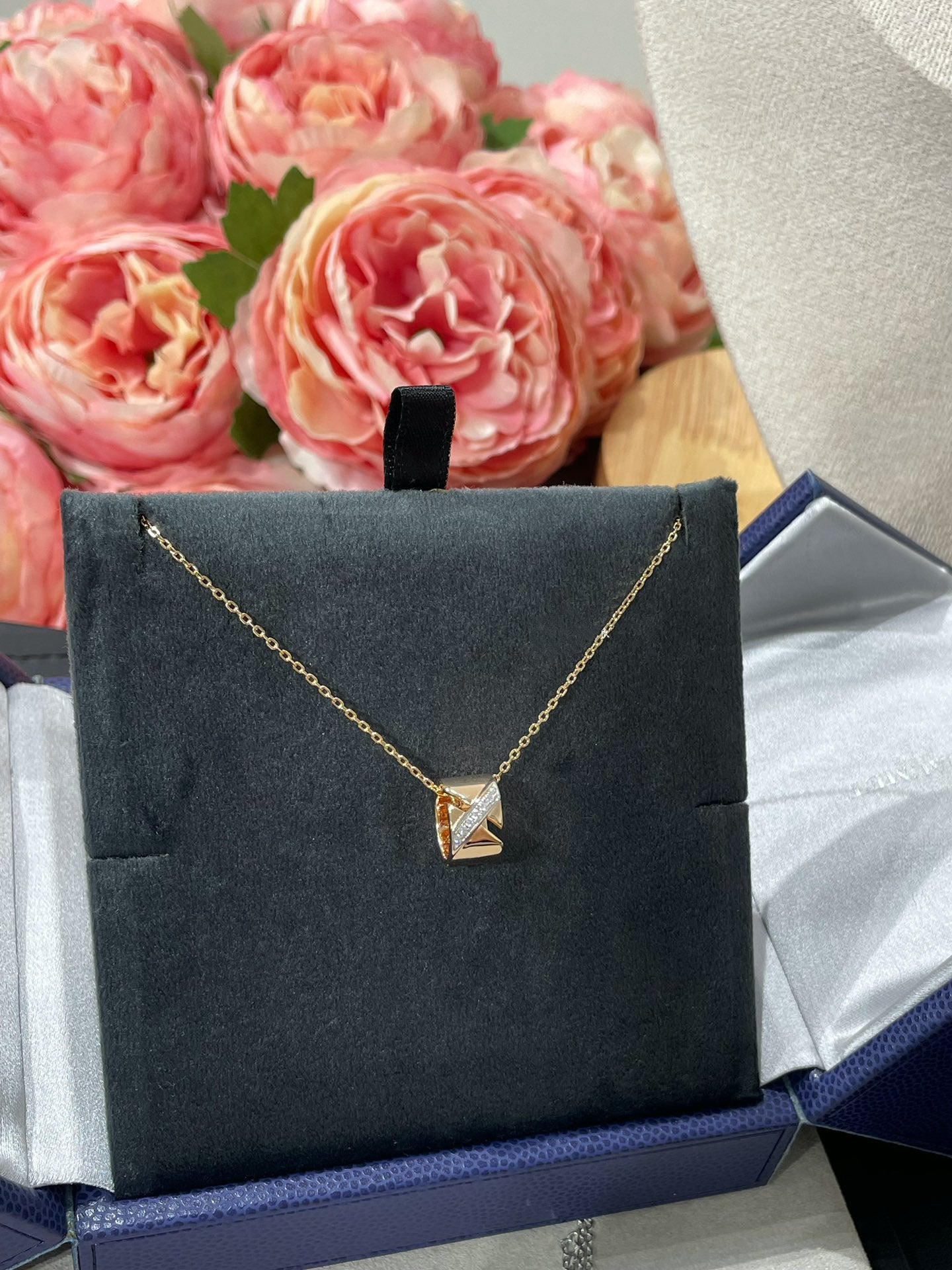 [：Polaidi Jewelry]LIENS EVIDENCE DIAMOND NECKLACE