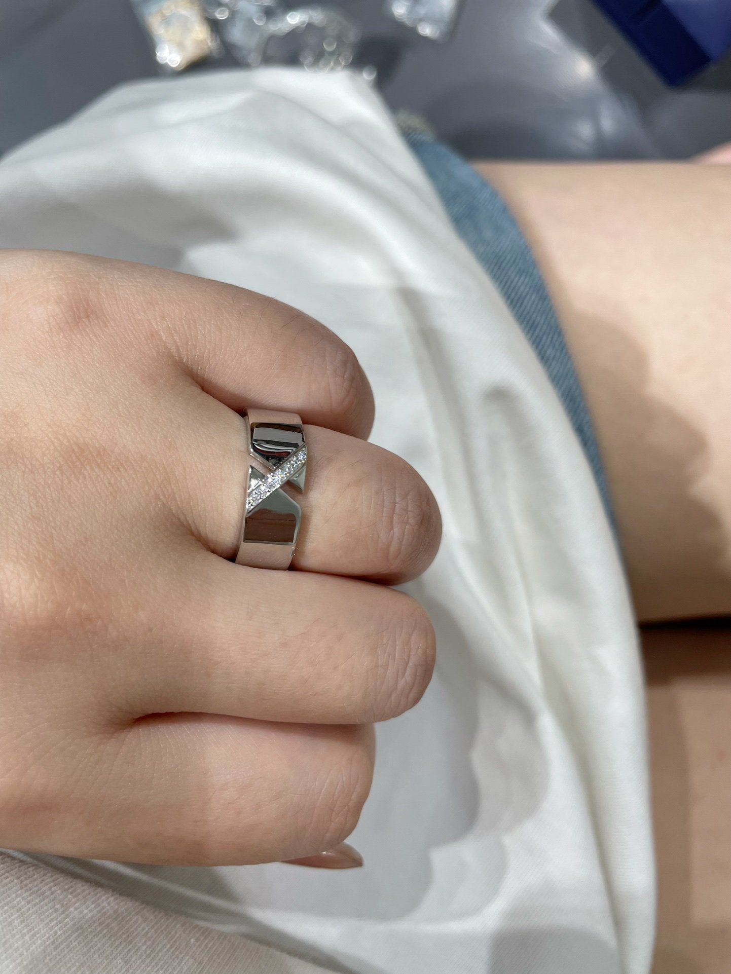 [Polaidi Jewelry]LIENS EVIDENCE DIAOMOND RING