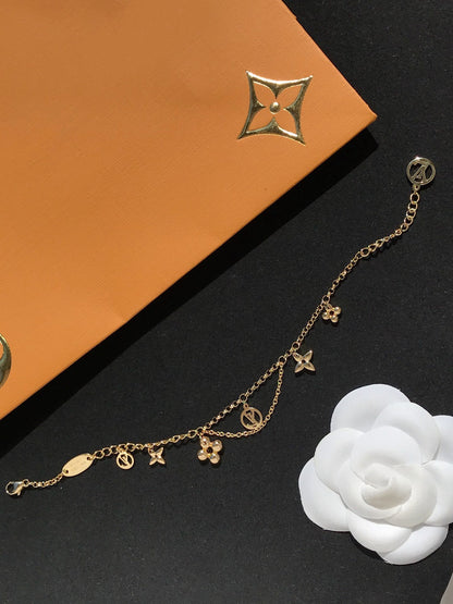 [Polaidi Jewelry]BLOOMING PINK GOLD MOP BRACELET