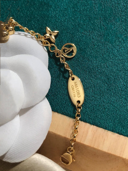 [Polaidi Jewelry]BLOOMING PINK GOLD MOP BRACELET