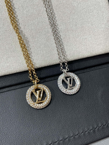 [Polaidi Jewelry]BY NIGHT DIAMOND PAVED NECKLACE