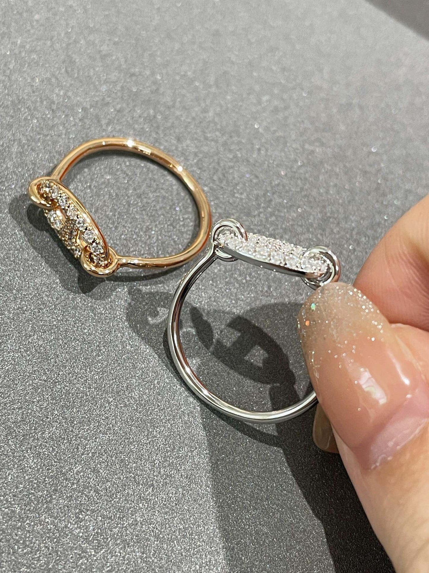 [Polaidi Jewelry]RONDE SMALL DIAMOND RING