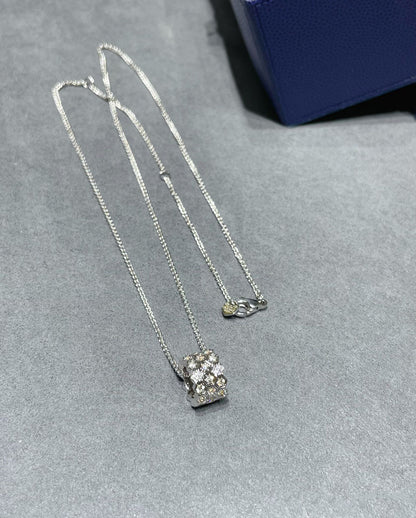 [：Polaidi Jewelry]BEE LOVEダイヤモンドパヴェ3列ネックレス