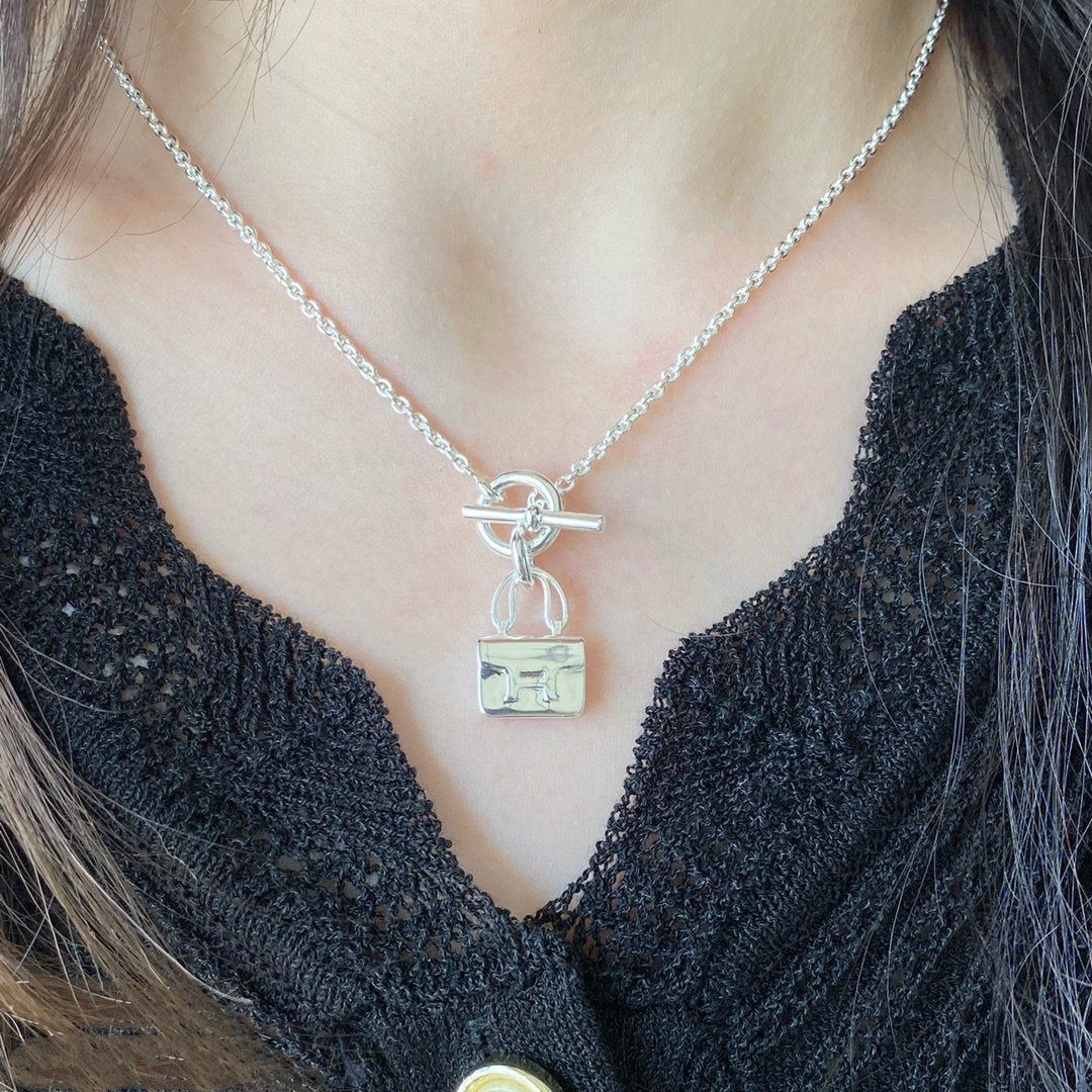[Polaidi Jewelry]CONSTANCE PEDANT SILVER NECKLACE