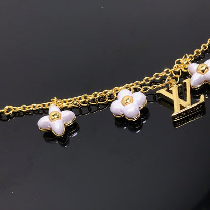 [Polaidi Jewelry]LOGO 6 MOTIF STAR AND SUN GOLD BRACELET