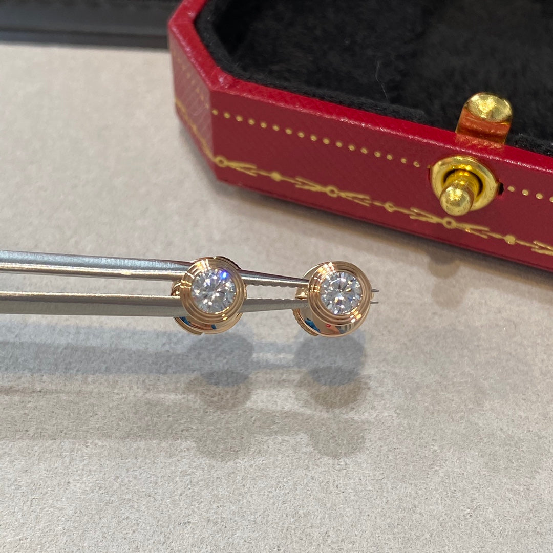 [：Polaidi Jewelry]ダムール ダイヤモンド イヤリング