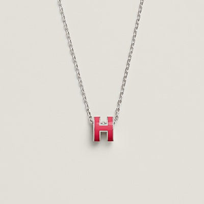 [：Polaidi Jewelry]Hネックレス ピンク