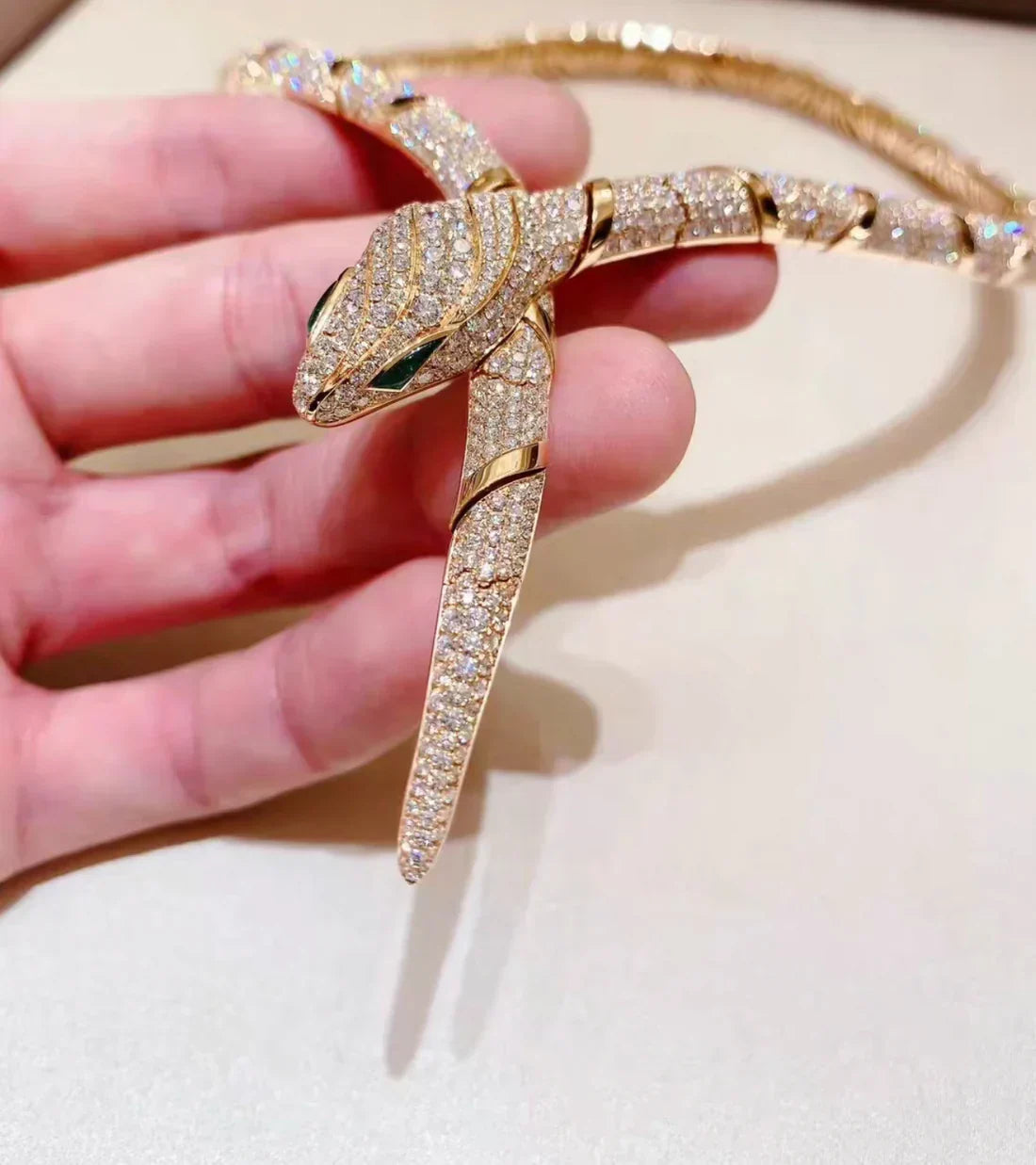 [Polaidi Jewelry]HAUTE COUTURE GOLD SERPENTI NECKLACE