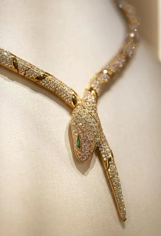 [Polaidi Jewelry]HAUTE COUTURE GOLD SERPENTI NECKLACE