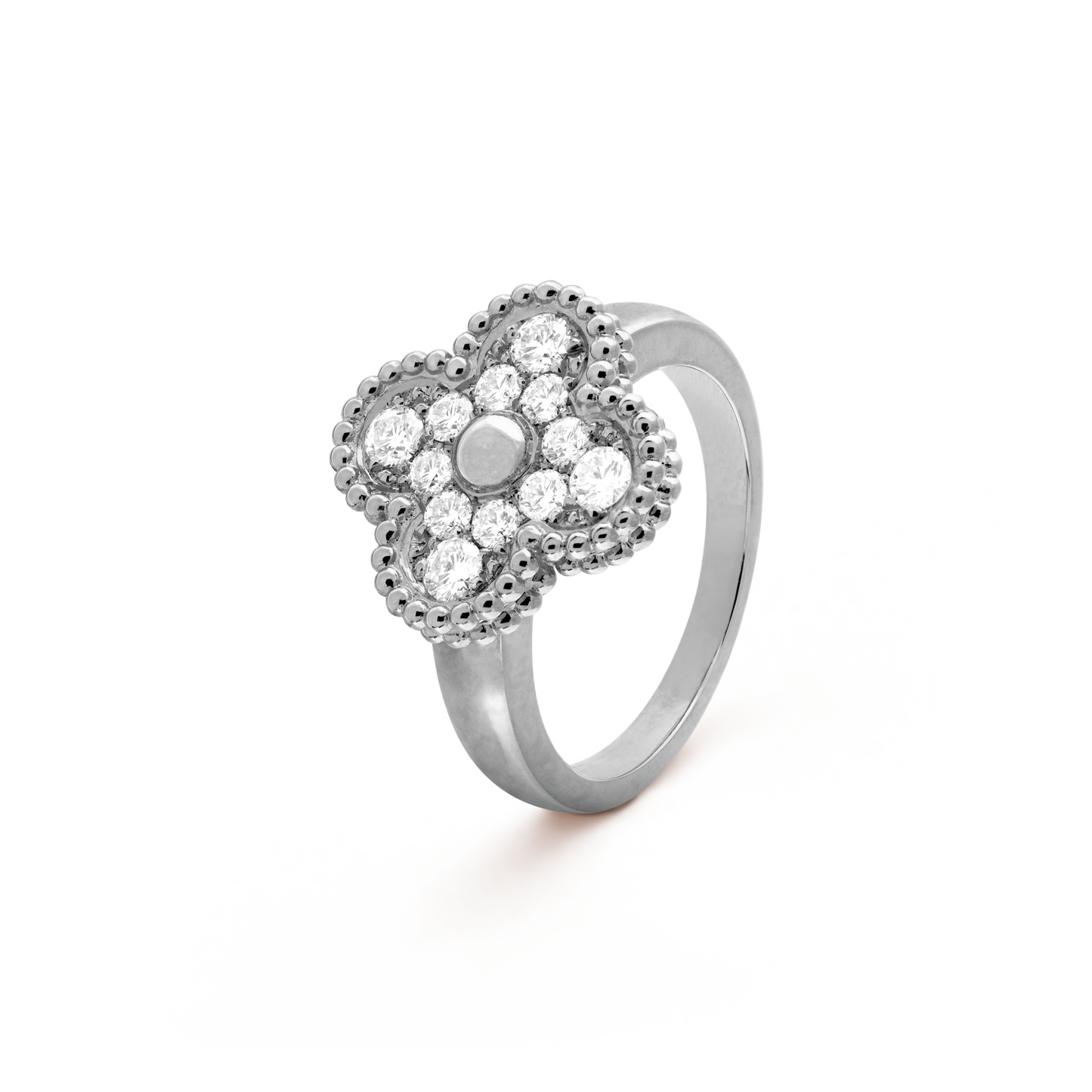 [：Polaidi Jewelry]クローバー ダイヤモンド リング