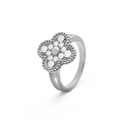 [：Polaidi Jewelry]クローバー ダイヤモンド リング