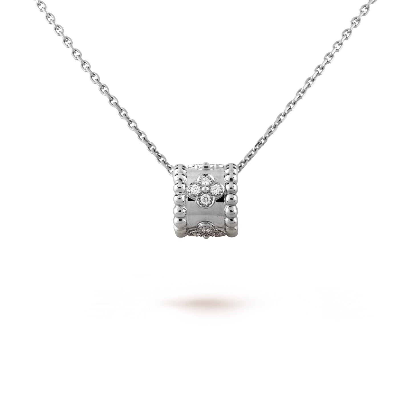 [：Polaidi Jewelry]ペルレペンダント シルバー ダイヤモンド ネックレス