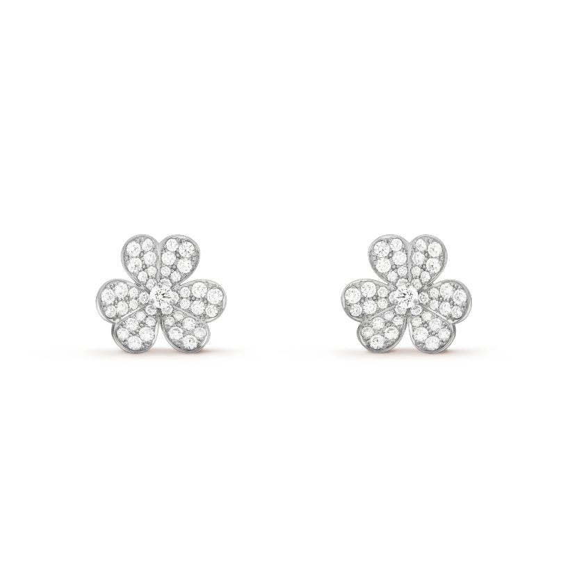[：Polaidi Jewelry]CLOVER COMOS ダイヤモンドピアス シルバー