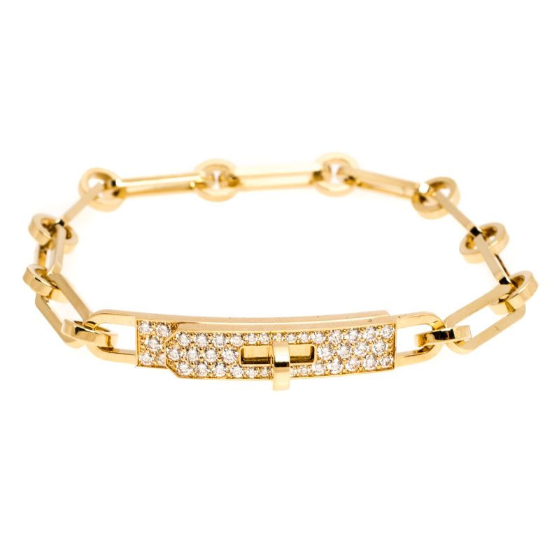 [Polaidi Jewelry]CHAINE BRACELET SMALL MODEL DIAMOND