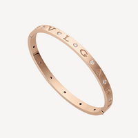 [Perlaura Jewelry ]ZERO 1 PINK GOLD 12 DIAMONDS BRACELET