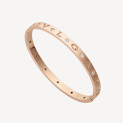 [：Polaidi]ZERO 1 PINK GOLD 12 DIAMONDS BRACELET