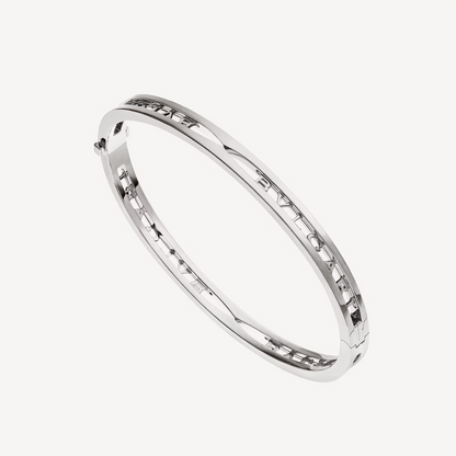 [：Polaidi]ZERO 1 SPIRAL LOGO SILVER BRACELET