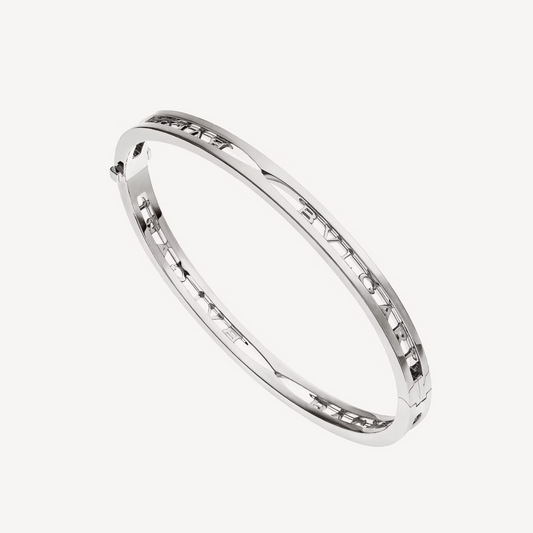 [：Polaidi]ZERO 1 SPIRAL LOGO SILVER BRACELET