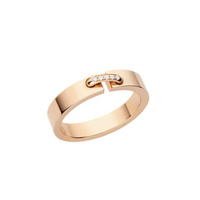 [Perlaura Jewelry ]ALLIANCE LIENS VIDENCE DIAMOND 4MM RING
