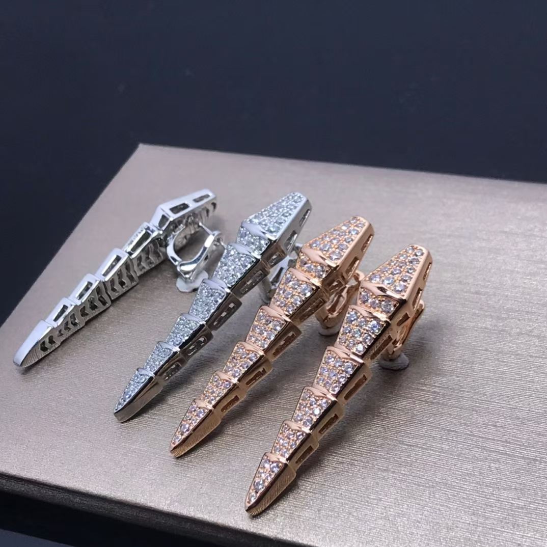 [Polaidi Jewelry]NEW！STARRY SNAKE CLIP-ON EARRINGS