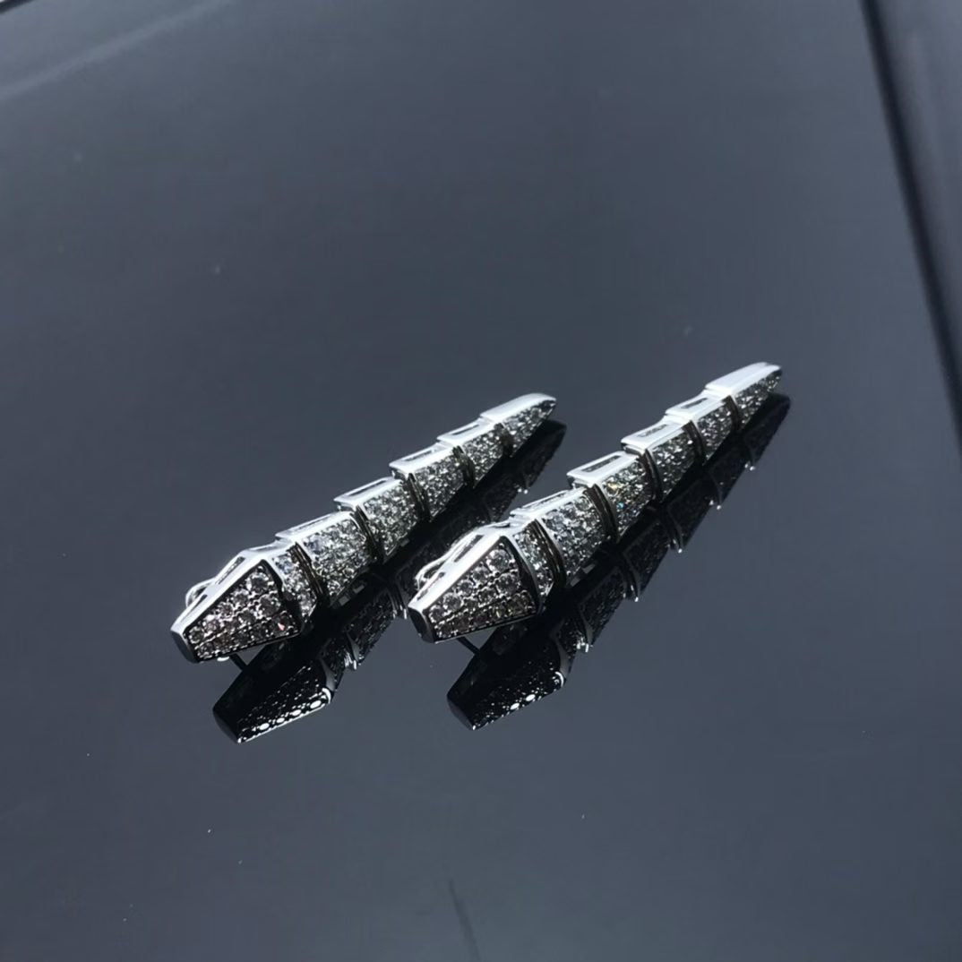 [Polaidi Jewelry]NEW！STARRY SNAKE CLIP-ON EARRINGS