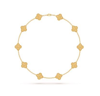 [Polaidi Jewelry]CLOVERS THE 10-MOTIFS NECKLACE