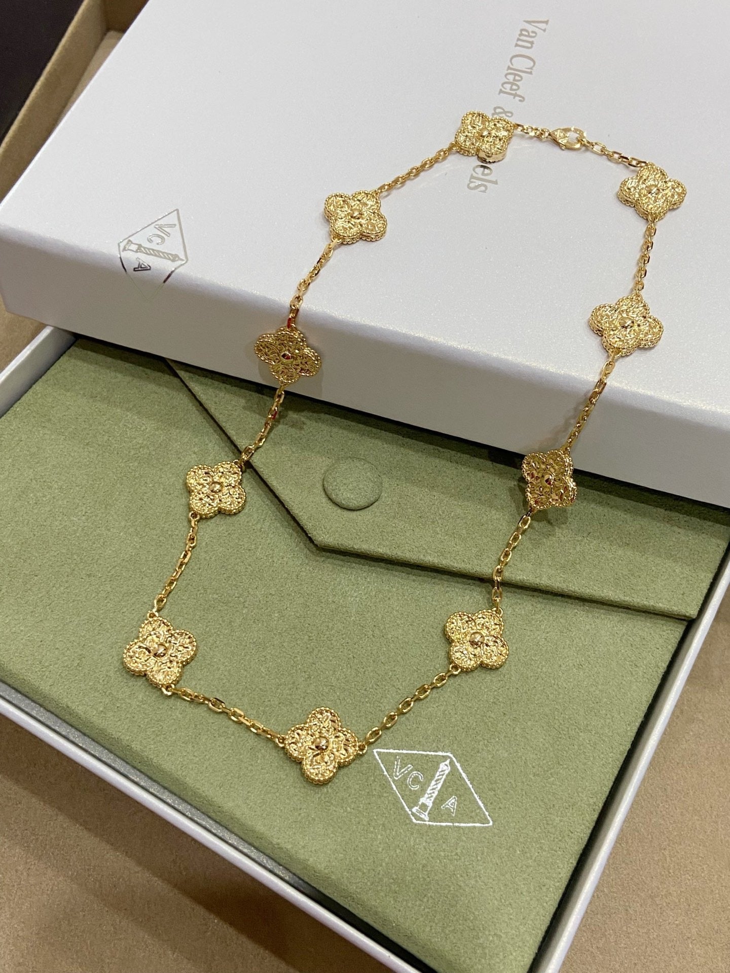 [Polaidi Jewelry]CLOVERS THE 10-MOTIFS NECKLACE