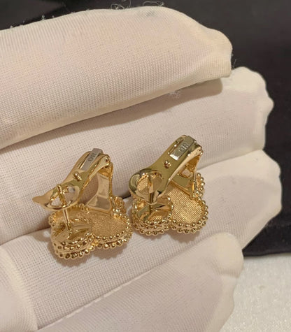 [Polaidi Jewelry]CLOVER MEDIUM 1 MOTIFS LAVA EARRINGS