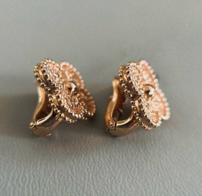 [Polaidi Jewelry]CLOVER MEDIUM 1 MOTIFS LAVA EARRINGS