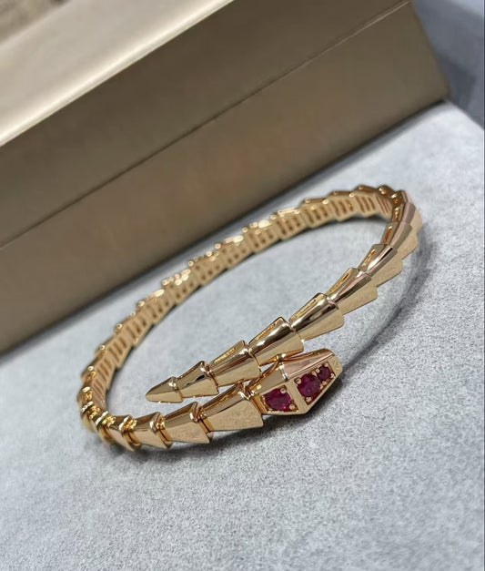 [：Polaidi]NEW ！SERPENTI BRACELET DIAMONDS PINK GOLD