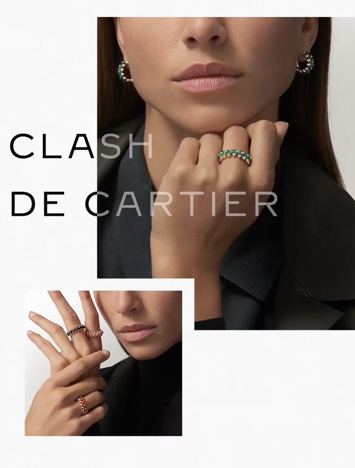 [：Polaidi Jewelry]ローズゴールド グリーンアゲート リベットリング アジア限定エディション