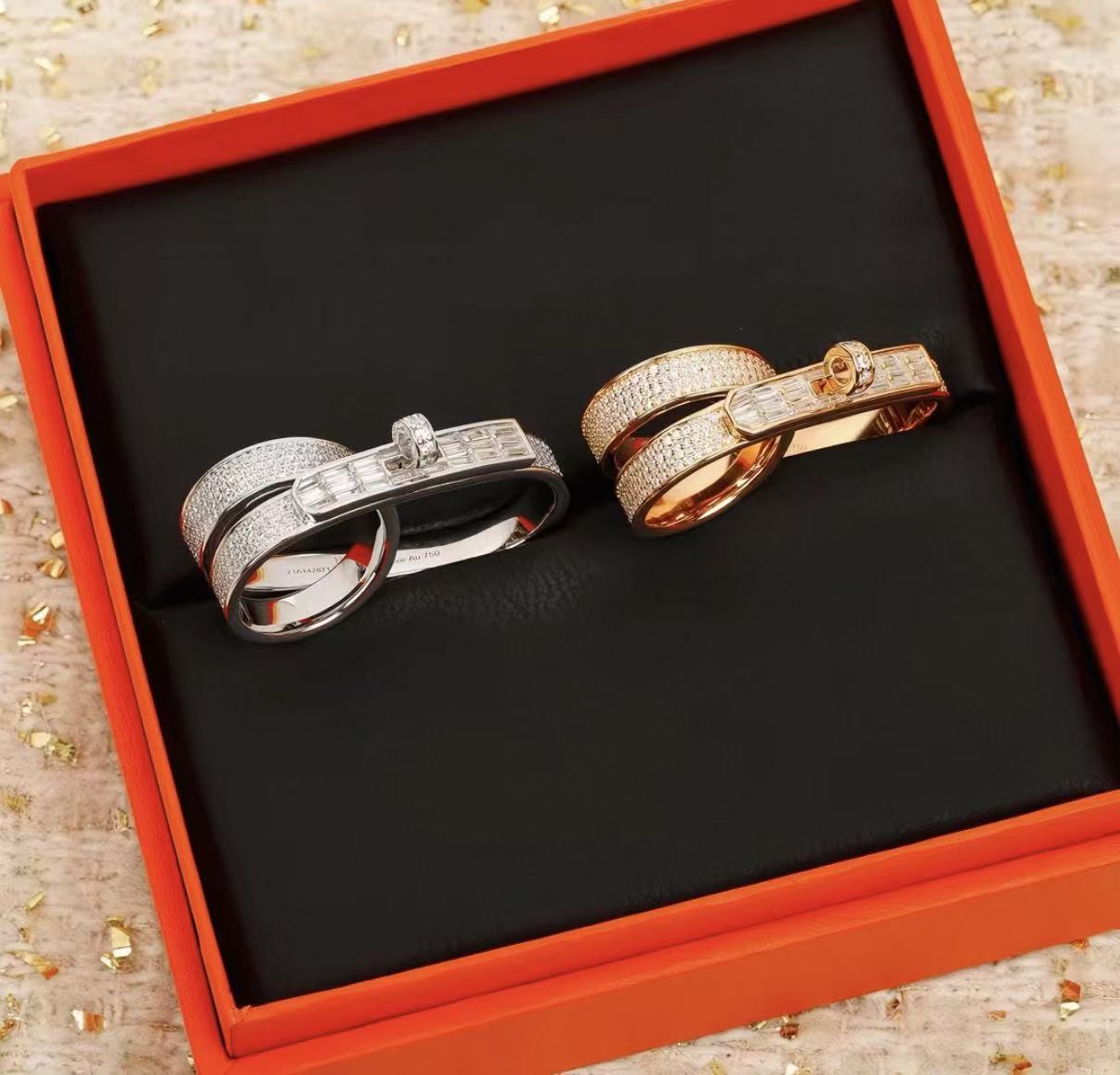 [：Polaidi Jewelry]KELLY ピンクゴールドダイヤモンドリング
