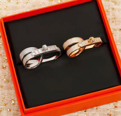 [：Polaidi Jewelry]KELLY ピンクゴールドダイヤモンドリング