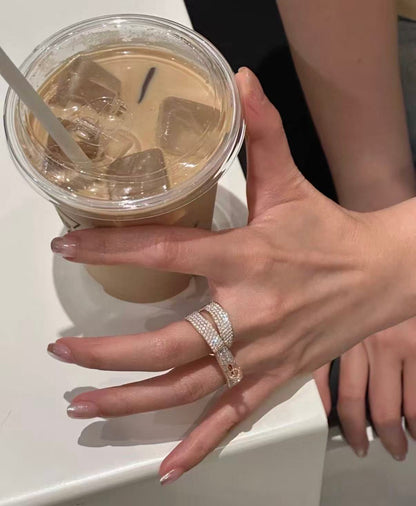 [：Polaidi Jewelry]KELLY ピンクゴールドダイヤモンドリング