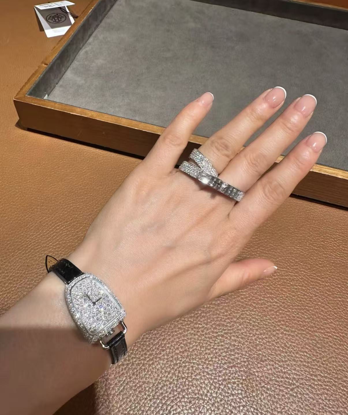 [：Polaidi Jewelry]KELLY ピンクゴールドダイヤモンドリング
