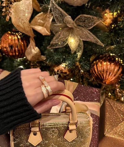 [：Polaidi Jewelry]KELLY ピンクゴールドダイヤモンドリング