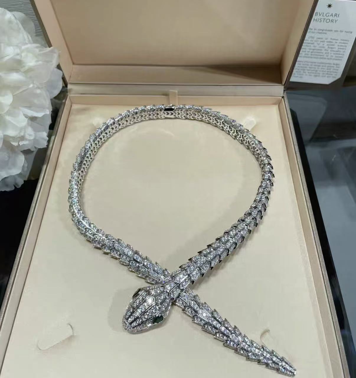[Polaidi Jewelry]SERPENTI LARGE SIZE SNAKE NECKLACE