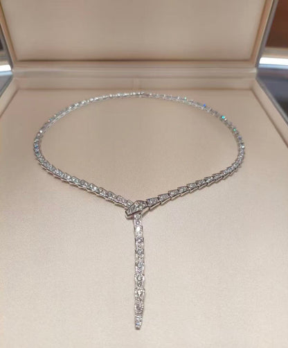 [Polaidi Jewelry]SERPENTI NECKLACE SILVER DIAMOND