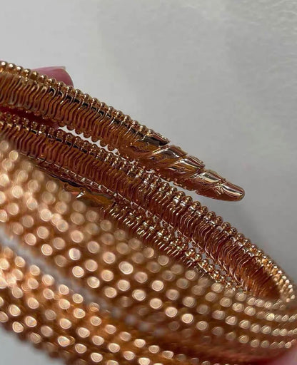 [Polaidi Jewelry]SERPENTI FULL DIAMOND SNAKE BRACELET