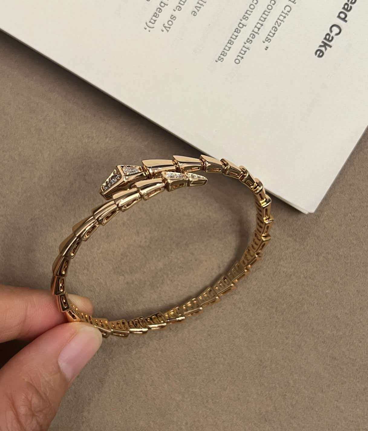[Polaidi Jewelry]SERPENTI BRACELET DIAMONDS