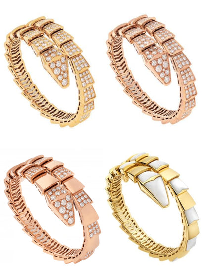 [Polaidi Jewelry]SERPENTI BRACELET 8MM GOLD DIAMOND