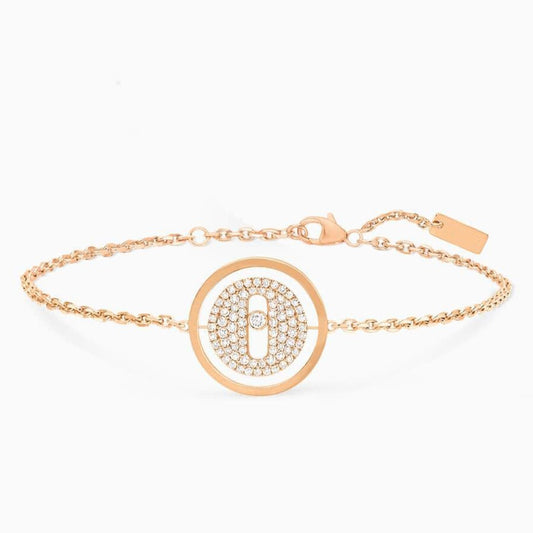 [Polaidi Jewelry]LUCKY MOVE DIAMOND PAVED BRACELET